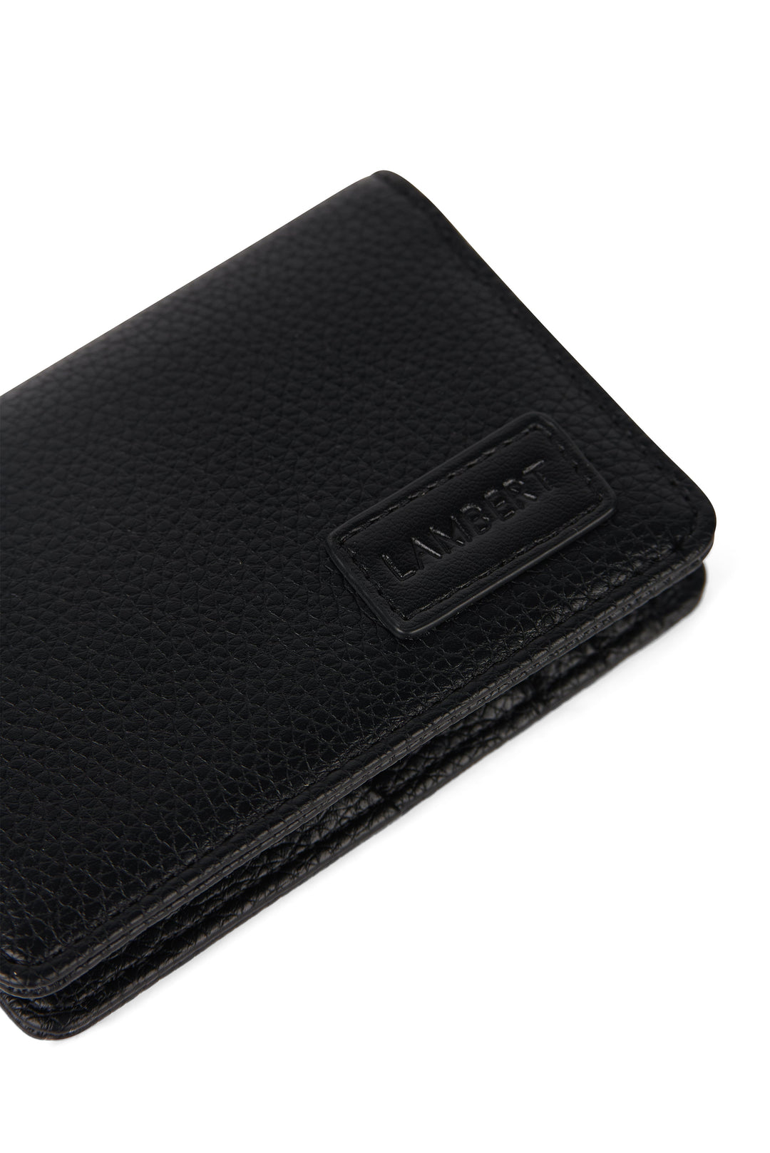 Arlo portefeuille en cuir vegan noir Lambert Mlle et Coco