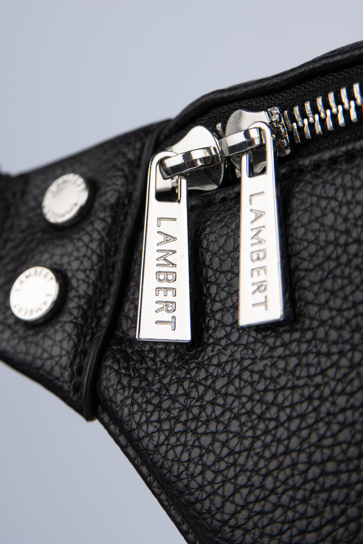 sac Lambert cuir vegan Sarah noir compagnie québécoise