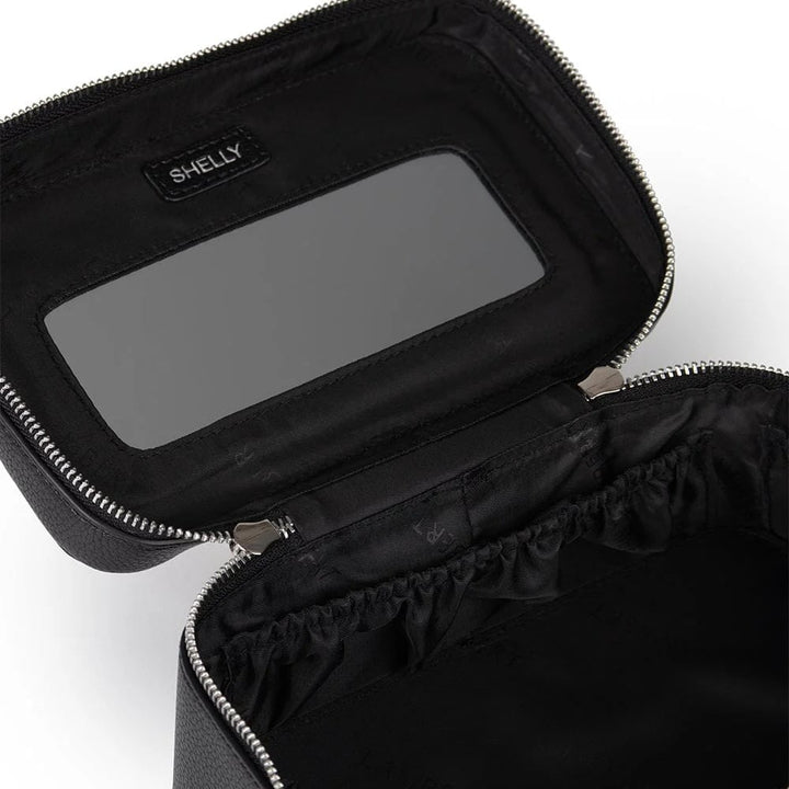 trousse cuir vegan noir Lambert Shelly Mlle et Coco
