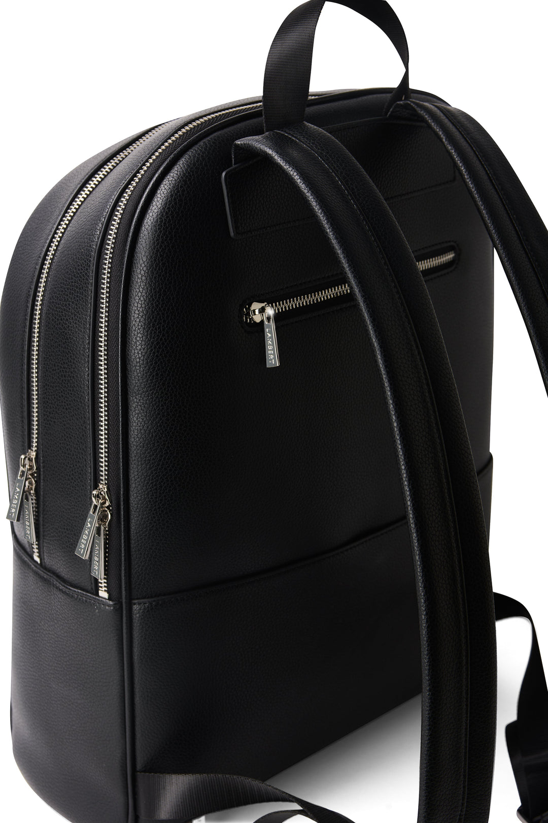 Sac à dos en cuir noir Emerson Lambert Mlle et Coco