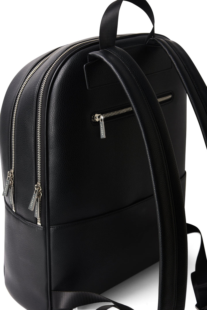 Sac à dos en cuir noir Emerson Lambert Mlle et Coco