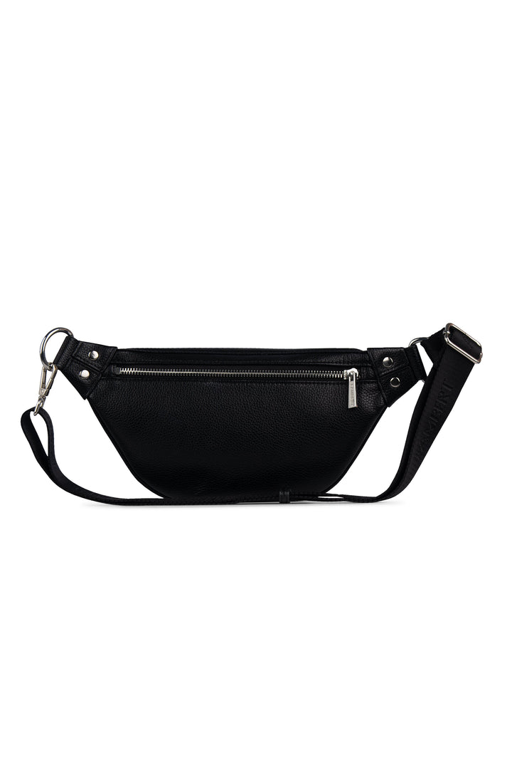 LaBanane 50's Noir - Sac Banane En Cuir Noir | PAUL MARIUS