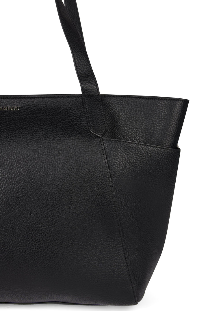 sac Lambert cuir vegan Paige noir Mlle et Coco