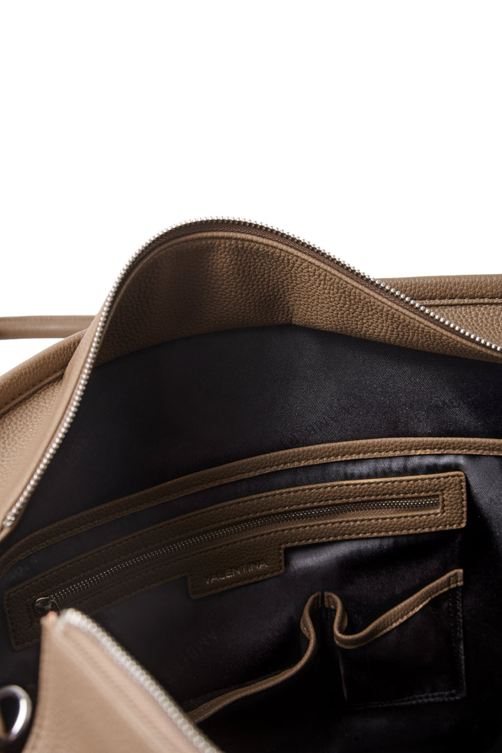 Sac fourre-tout 2 en 1 Valentina taupe Lambert Mlle et Coco