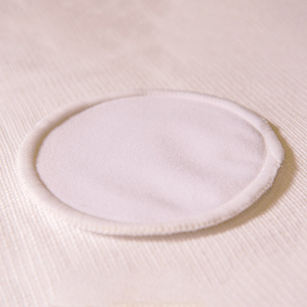 Compresses d'allaitement réutillisables blanc La Petite Ourse Mlle et Coco