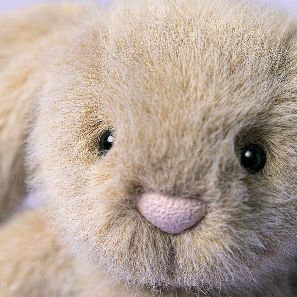 Peluche lapin duveteux avoine Jellycat Mlle et Coco