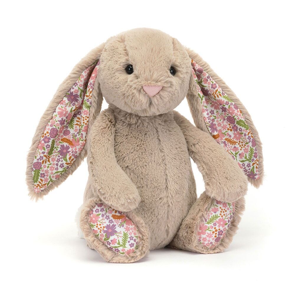 Lapin peluche Jellycat, Pétale Blossom, Beige