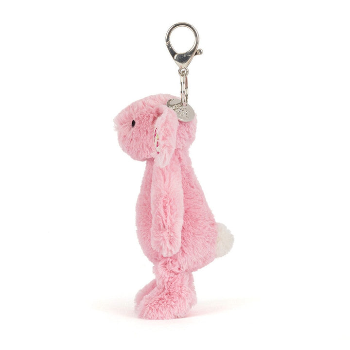 Breloque de sac lapin blossom rose blushkin Jellycat Mlle et Coco
