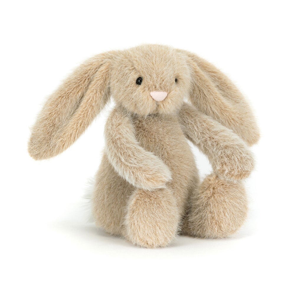 Peluche lapin duveteux avoine Jellycat Mlle et Coco