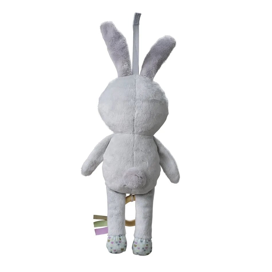 lapin musical Rylee jouet éveil attache poussette bébé