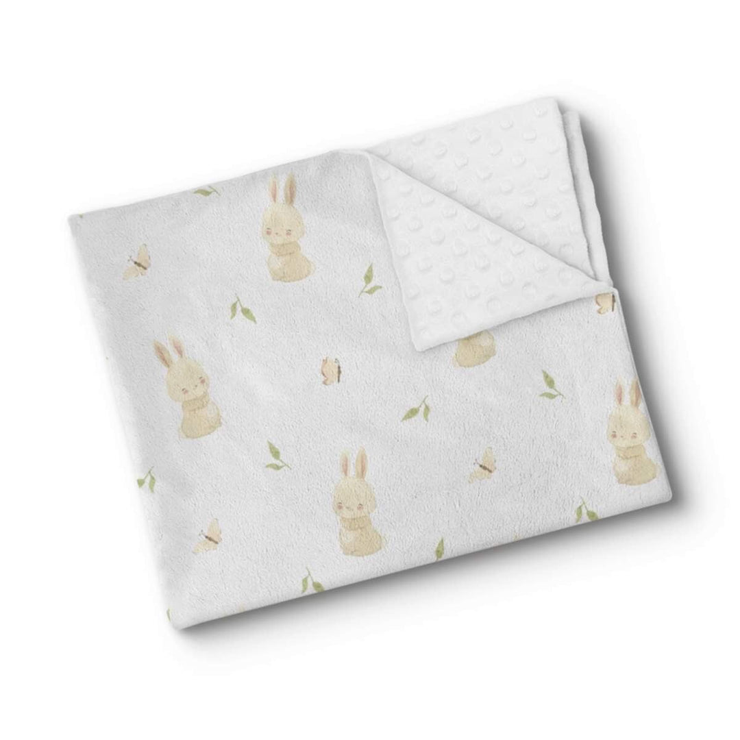doudou minky lapin papillon Mlle et Coco accessoire chambre bébé