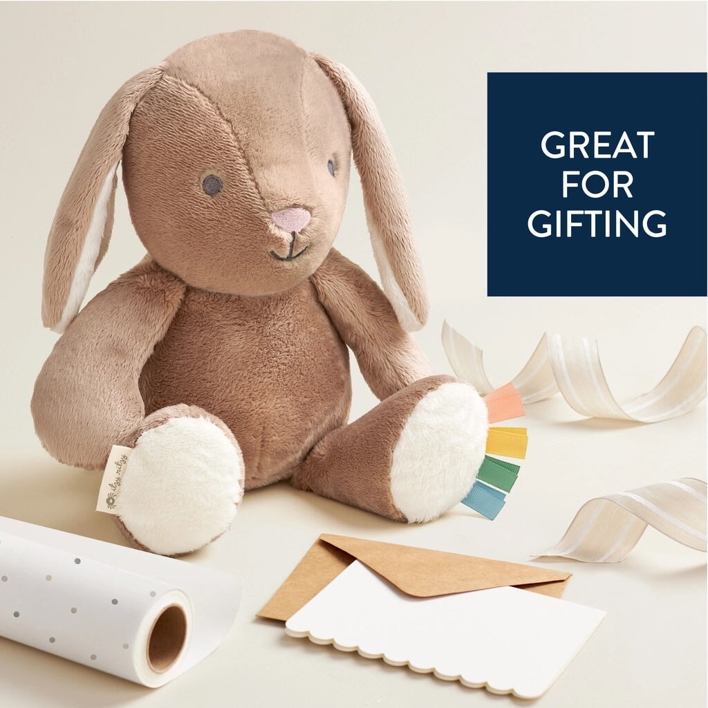 peluche sensoriel lapin Itzy Ritzy Mlle et Coco
