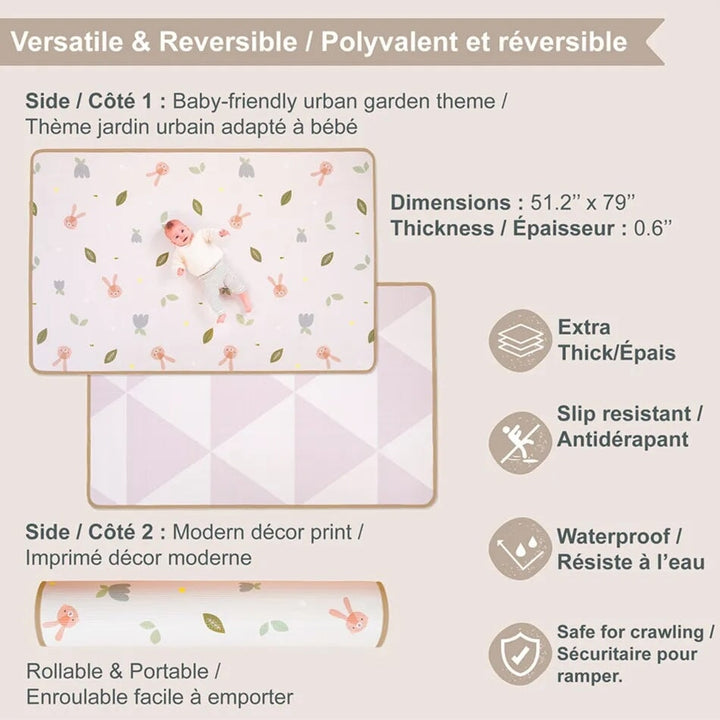 tapis mousse double face éveil taf-toys Mlle et Coco