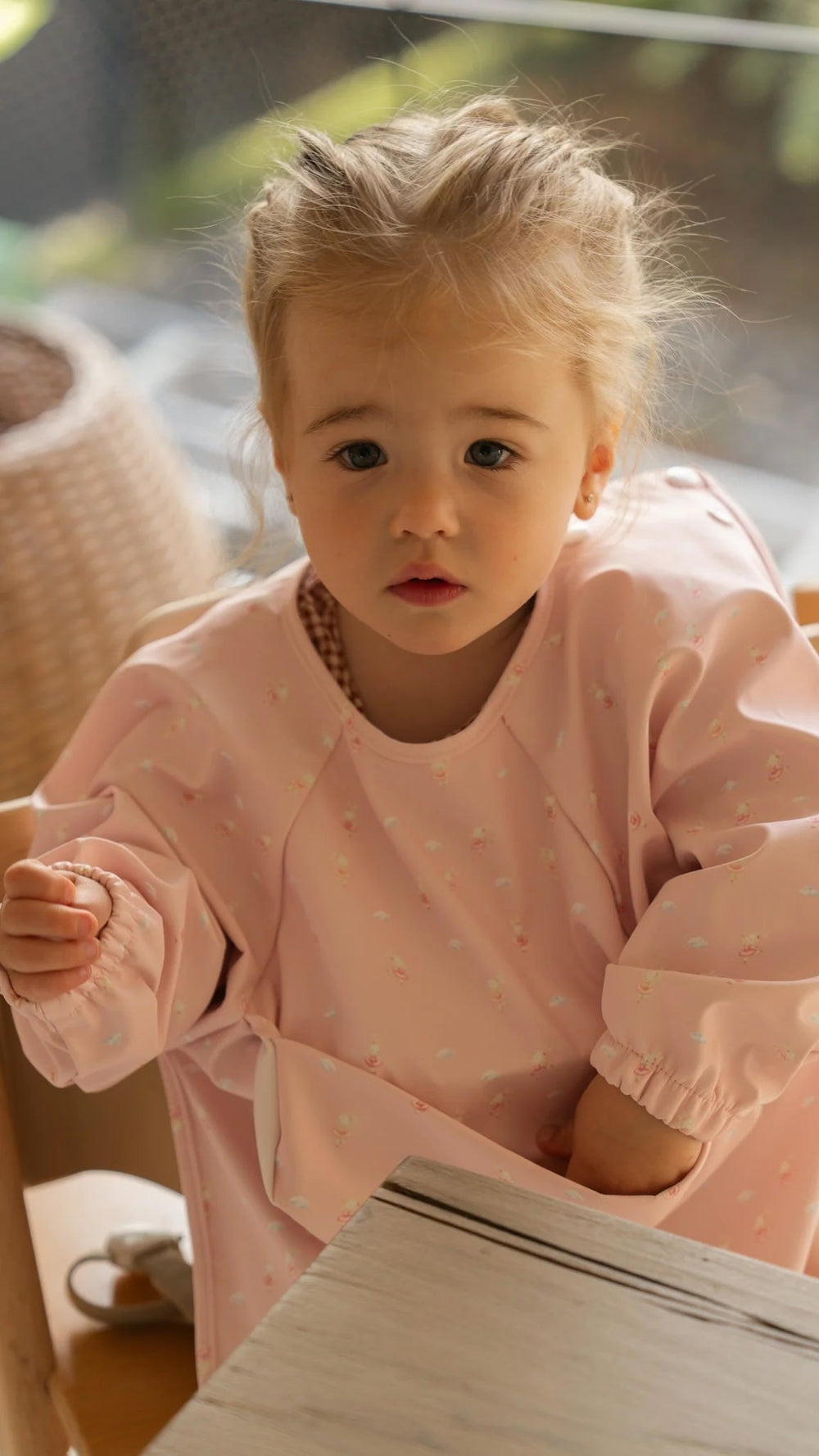 bavettes manches longues lapine Micasso accessoire bébé Mlle et Coco