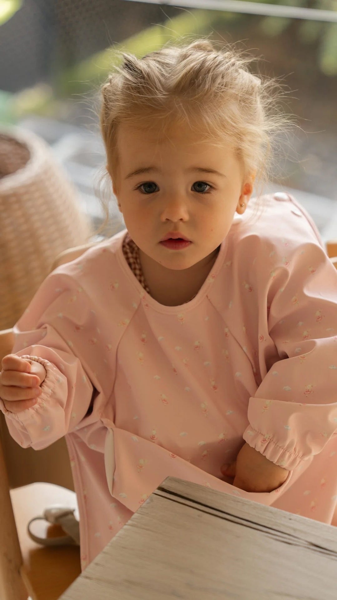 bavettes manches longues lapine Micasso accessoire bébé Mlle et Coco