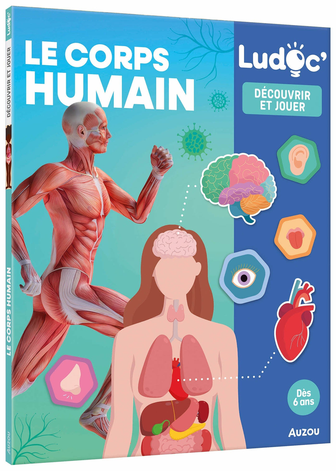 Le corps humain Livre apprentissage Auzou Mlle et Coco
