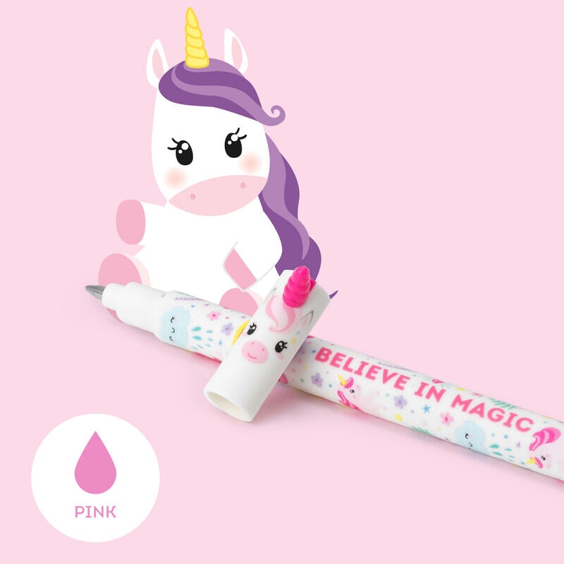 stylo effaçable Legami milano accessoire crayon animaux dino cochon espace