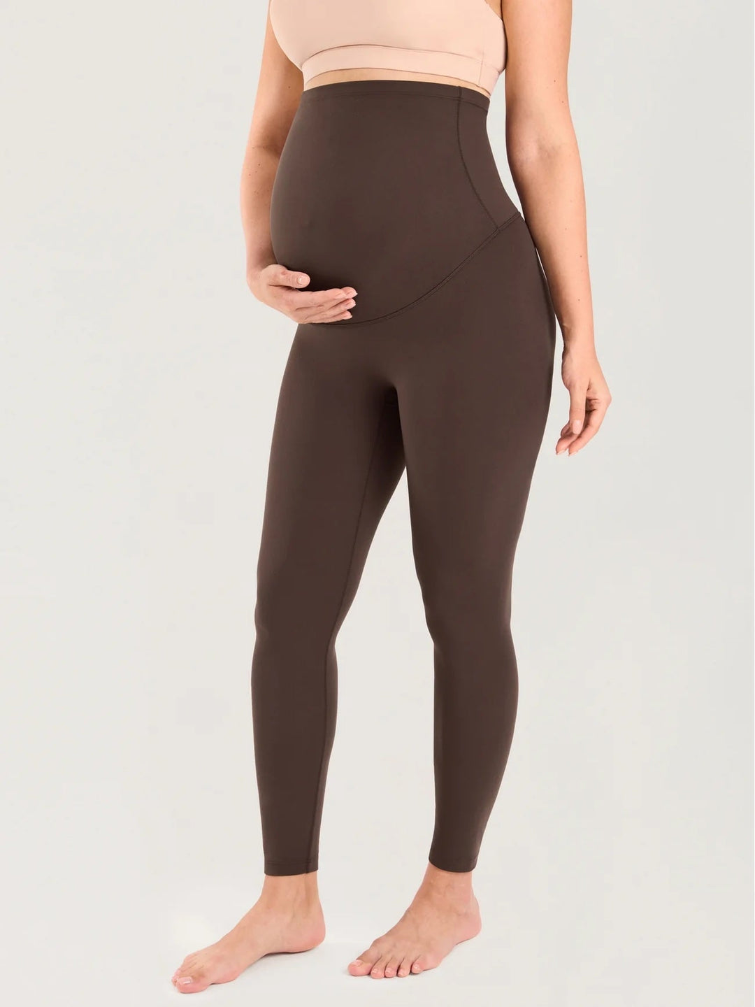 legging maternité brown clay Momanda Mlle et Coco