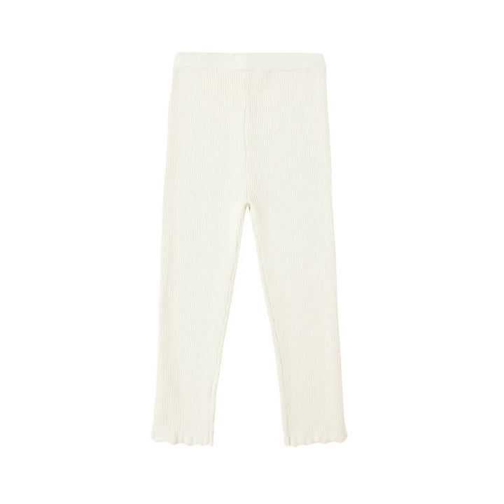 Legging blanc côtelé Rylee + Cru Mlle et Coco