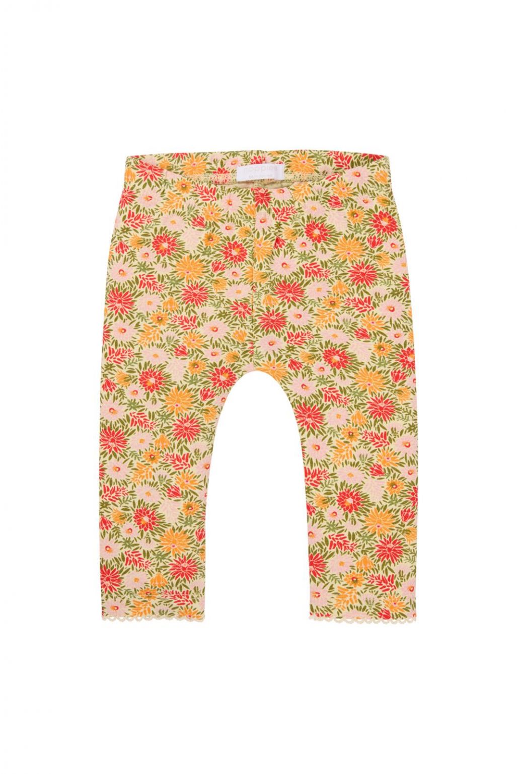 legging Noppies Milwaukie motif floral orangé Mlle et Coco
