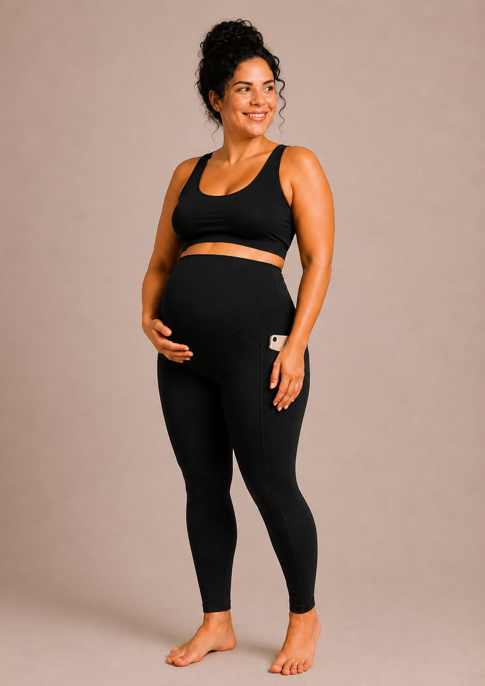 legging noir Noemie maternité Bloom Mlle et Coco