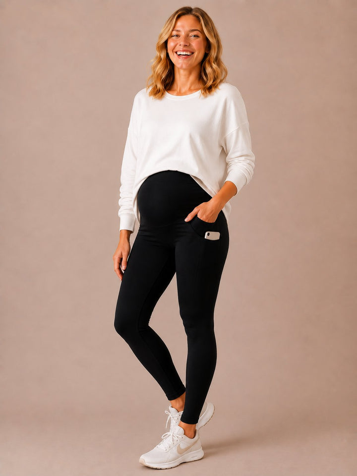 legging noir Noemie maternité Bloom Mlle et Coco