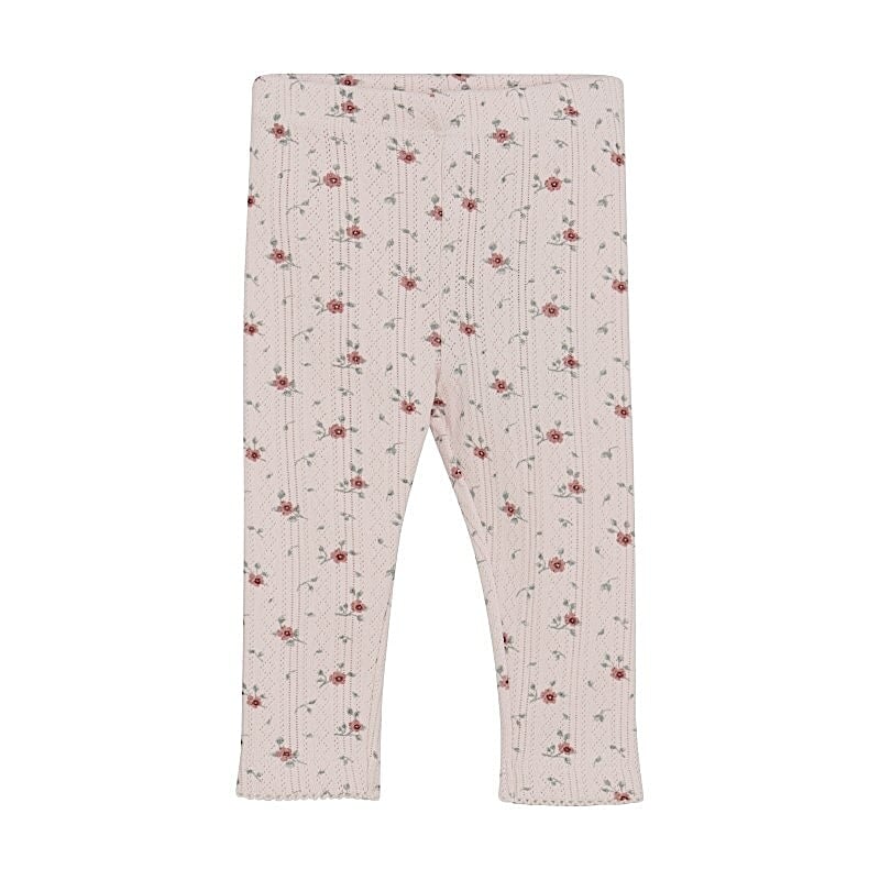 legging rose pointelle floral En-fant Mlle et Coco