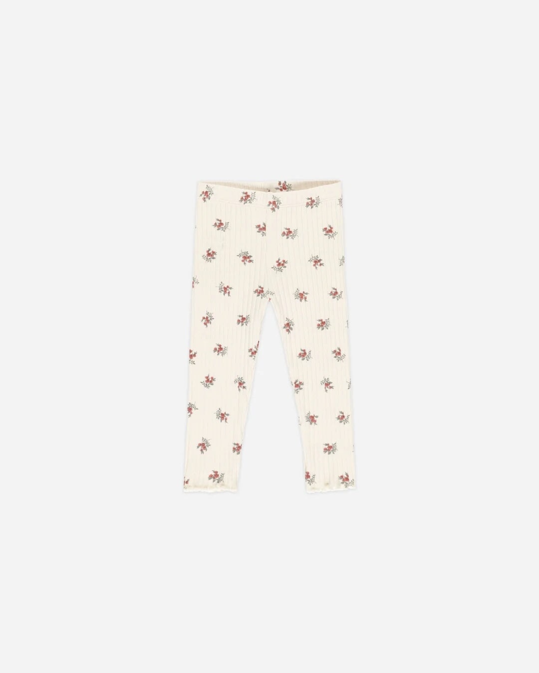 legging crème floral rouge Rylee + Cru Mlle et Coco
