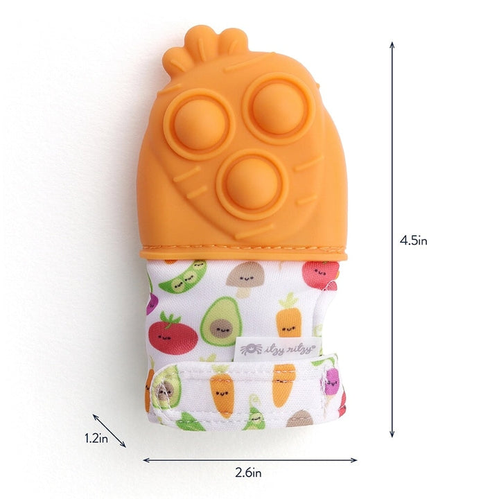 Mitaine de dentition en silicone pop it - Légumes - Itzy Ritzy Jouet/jeux Itzy Ritzy 