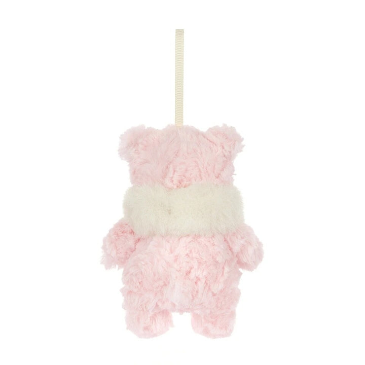 Peluche ornement Décoration hivernale chaleureuse Leola Bear Jellycat Noël Mlle et Coco