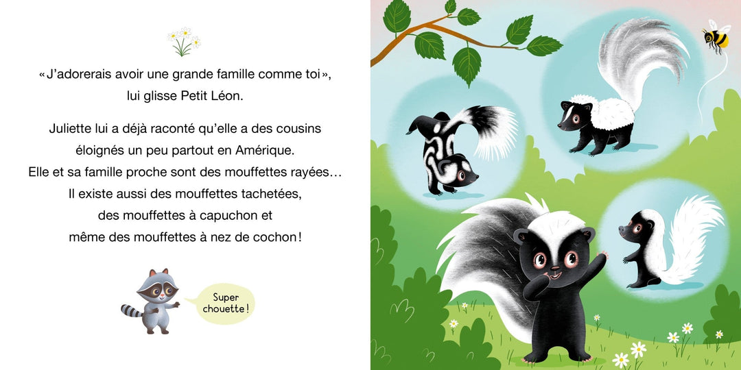 Leon le Raton dans une nouvelle aventure avec Juliette la mouffette Auzou