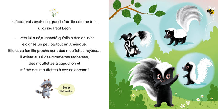 Leon le Raton dans une nouvelle aventure avec Juliette la mouffette Auzou