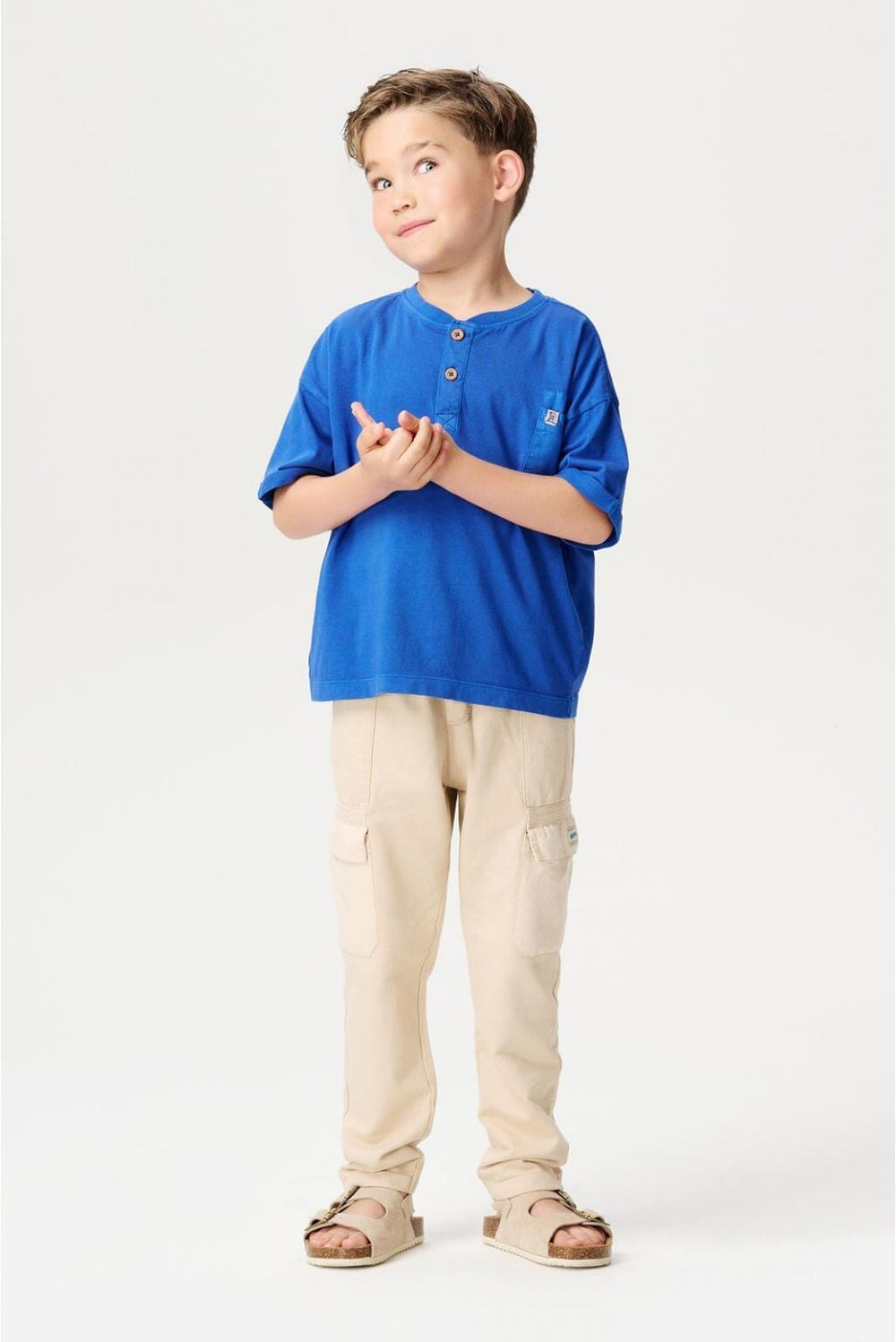 t-shirt manches courtes bleu Noppies Leonville Mlle et Coco
