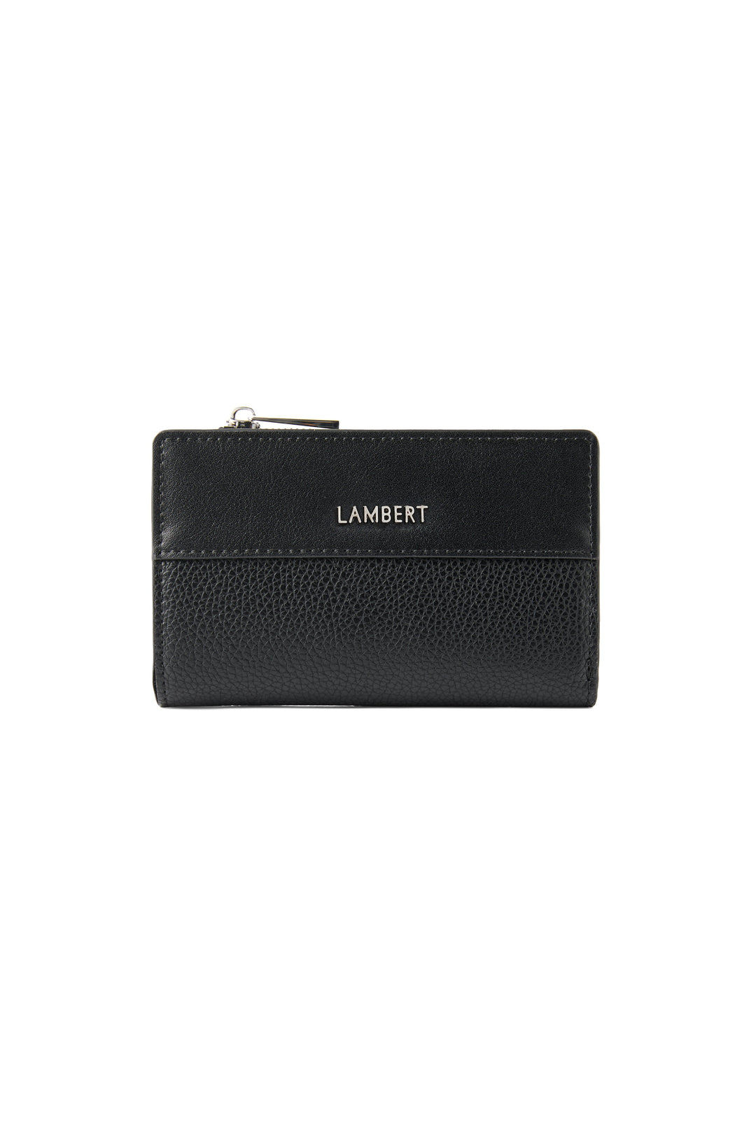porte monnaie cuir vegan noir Lexie Lambert Mlle et Coco
