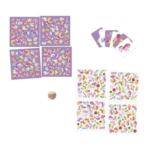 jeu de cherche et trouve licorne Janod Mlle et Coco