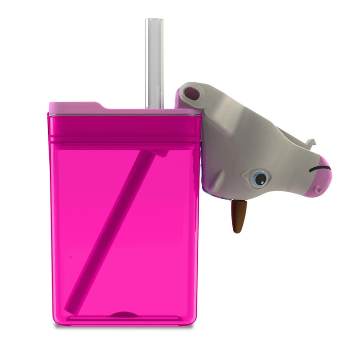 drink in the box rose tête de Licorne enfant bouteille eau