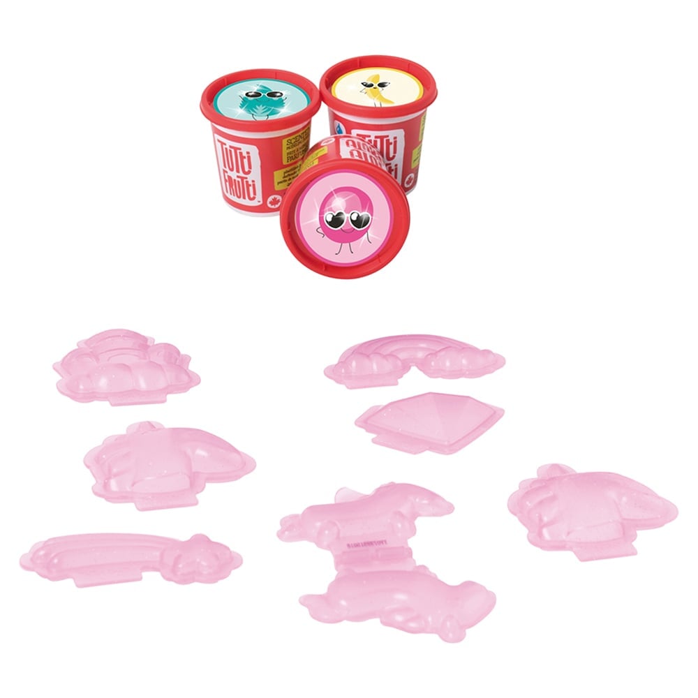 Ensemble pâte à modeler Licornes scintillantes Tutti Frutti Mlle et Coco
