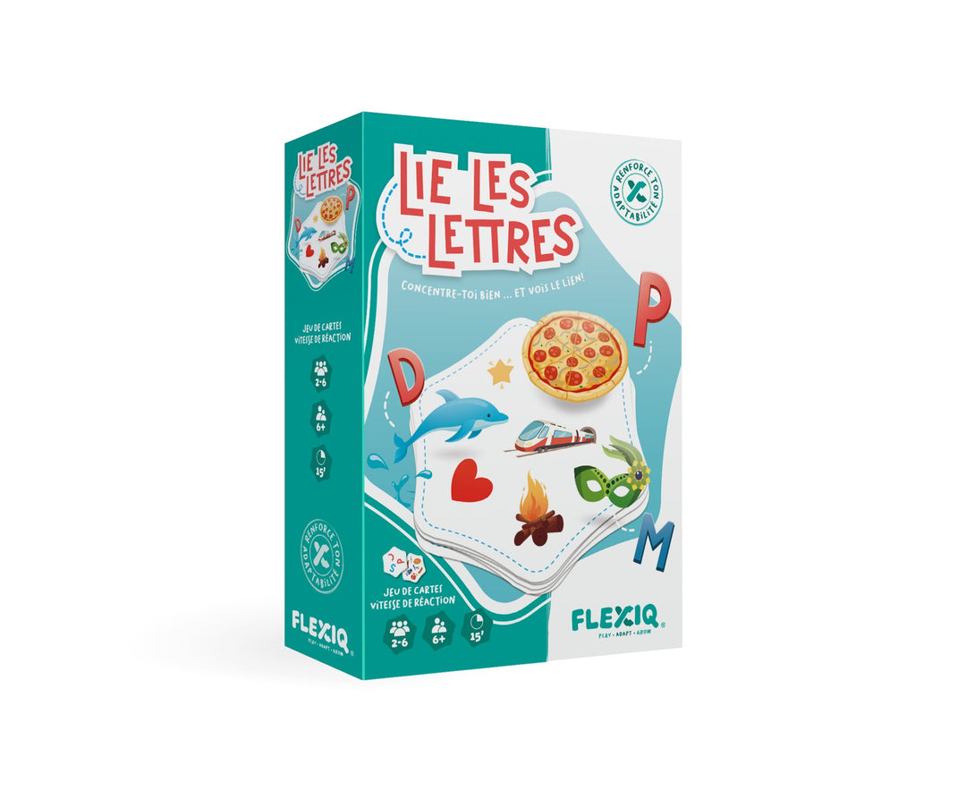 jeu société lie les lettre Flexiq Mlle et Coco