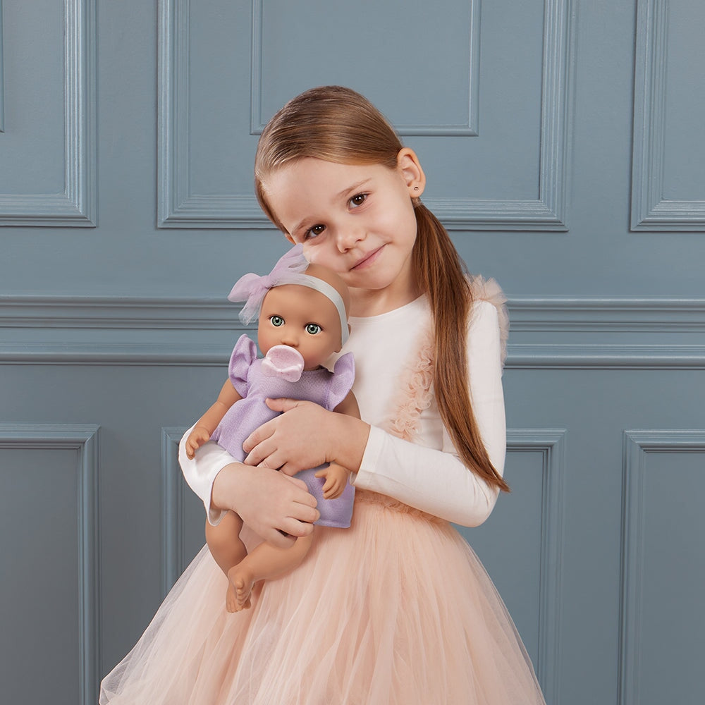 Poupée - Ensemble robe lilas et bandeau - LullaBaby Jouet/jeux LullaBaby 