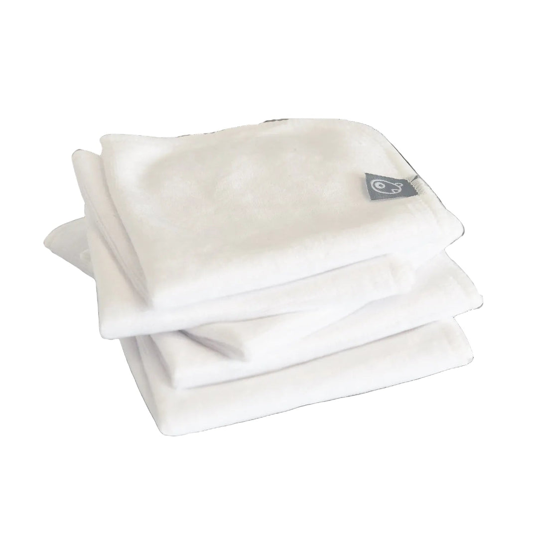 Lingettes lavables réutilisable blanc La Petite Ourse Mlle et Coco