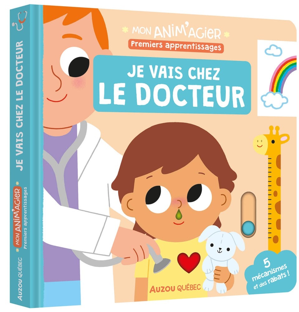Livre Mon anim'agier : Je vais chez le docteur Auzou Mlle et Coco