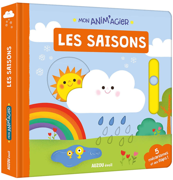 Livre Mon anim’agier : Les saisons Auzou éditions Mlle et Coco