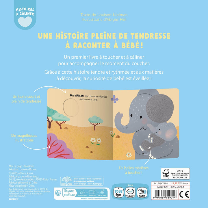 Histoire à câliner et à toucher de Auzou