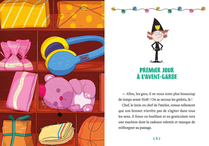 livre avent mission cadeaux nuls auzou lutin noel Mlle et Coco