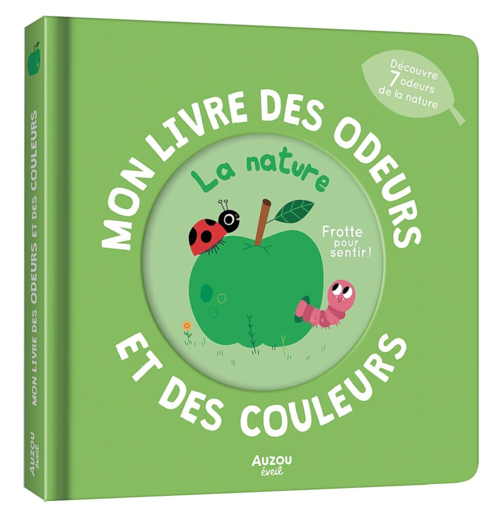 Livre Auzou, mon livre des odeurs et des couleurs: La nature