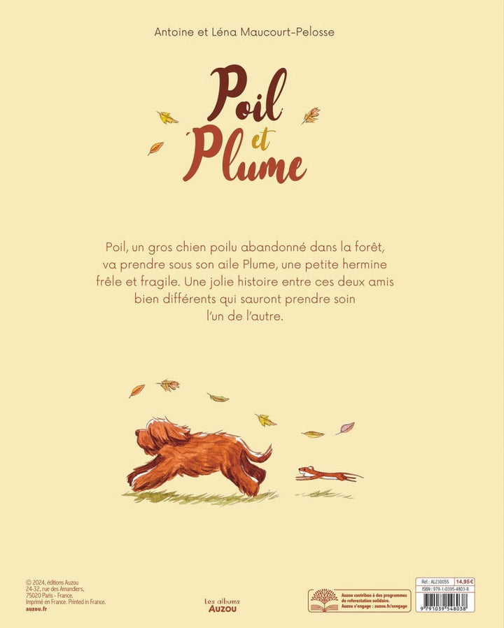 Livre Auzou Poil et Plume Mlle et Coco 