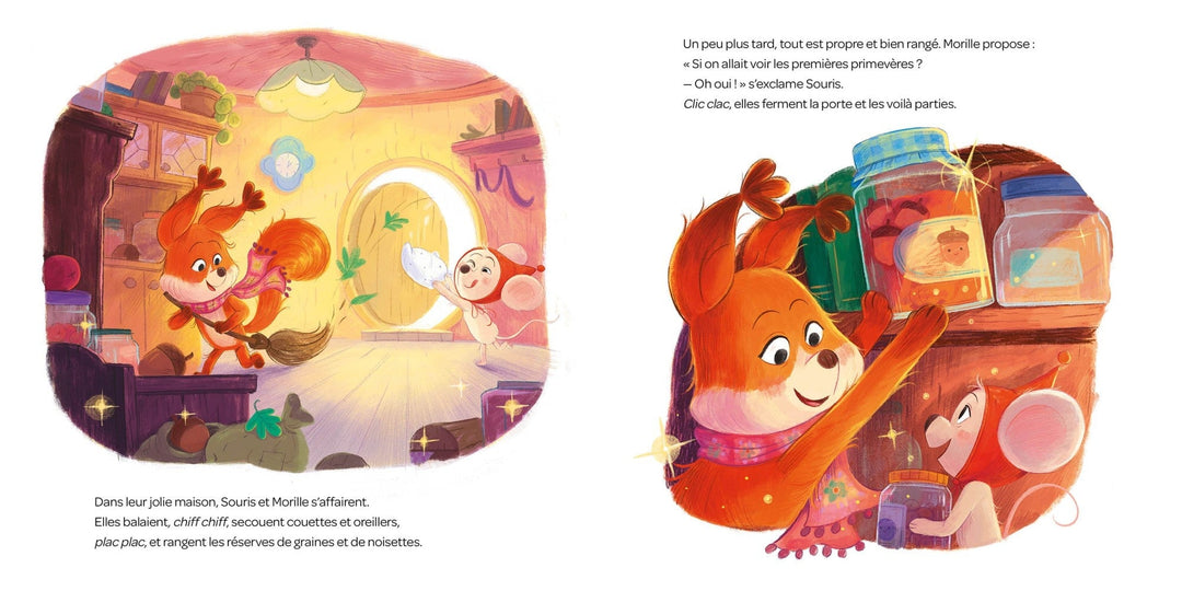 Livre Le réveil de la forêt Auzou Mlle et Coco