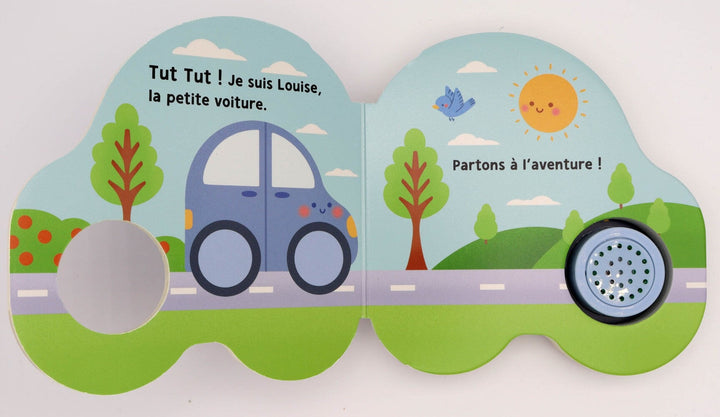 Livre musical La voiture : Louise Auzou Éveil Mlle et Coco