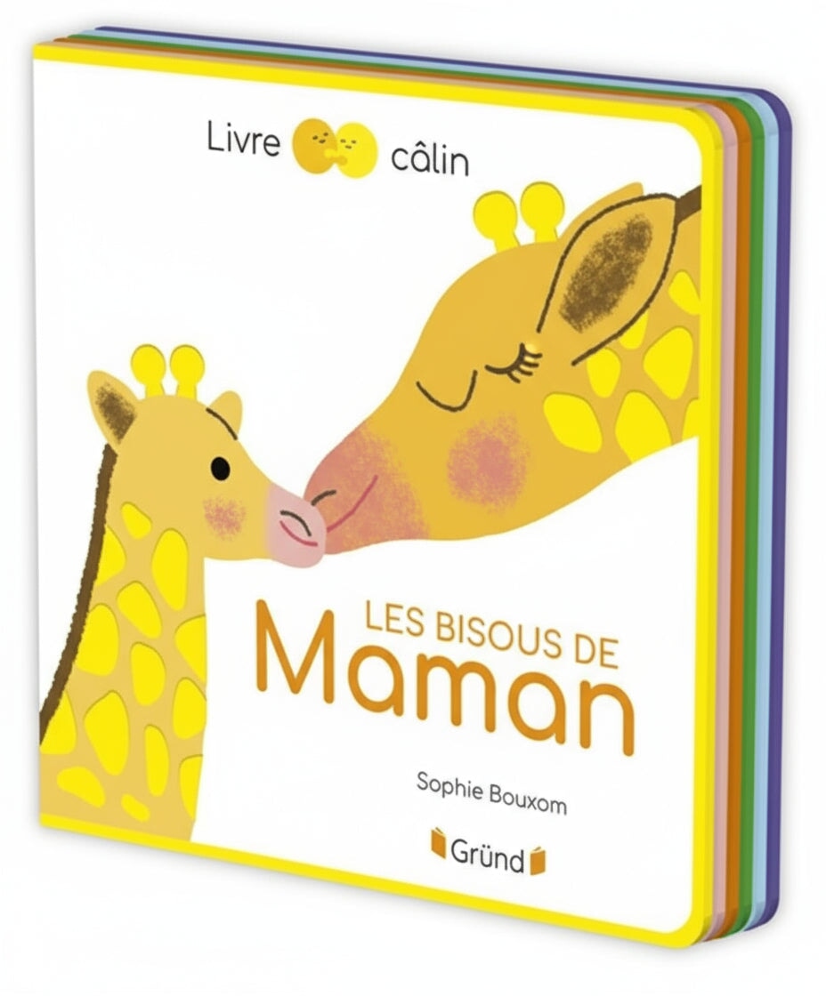 Livre Câlin Les bisous de maman Gründ Mlle et Coco