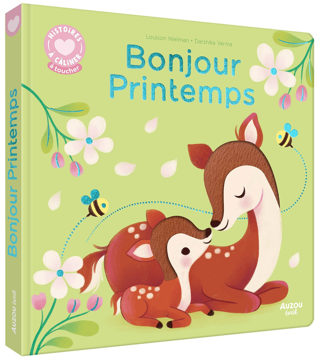 Livre à câliner Bonjour printemps Auzou Mlle et Coco